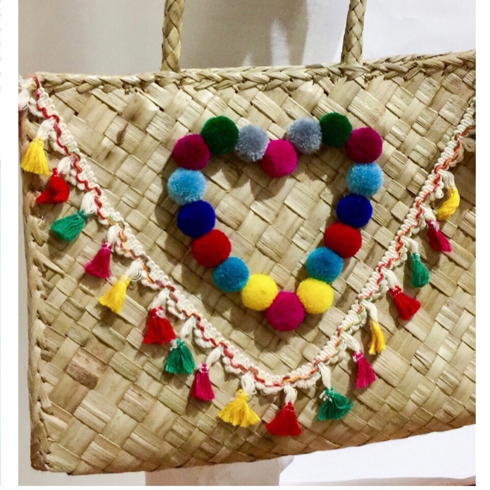 Beach Woven Straw Bag Tote